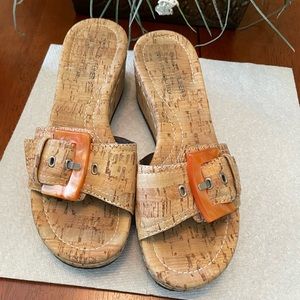 Donald Pliner Cork wedge Sandel